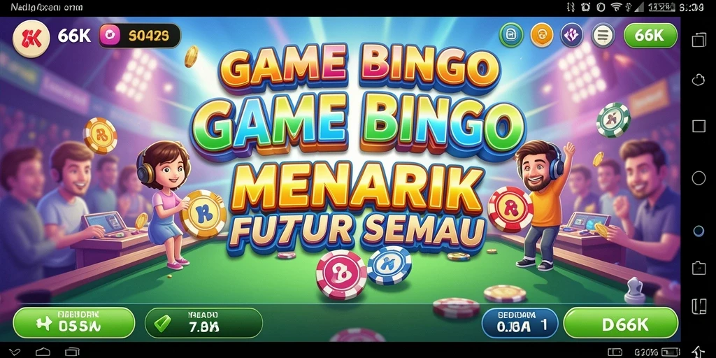 Screenshot utama 66K menampilkan gameplay seru Bingo.