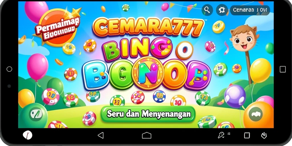 Tampilan gameplay seru di CEMARA777 dengan fitur Bingo menarik.