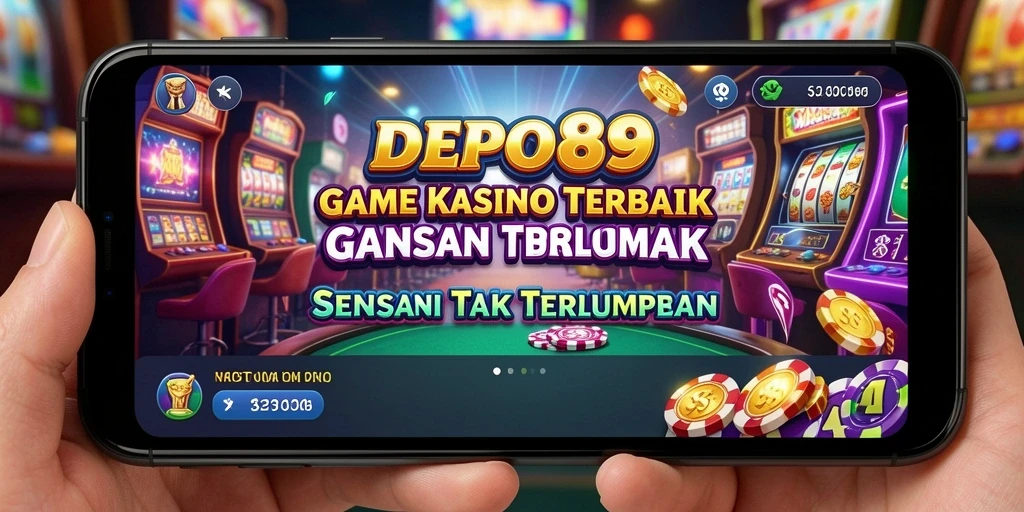 Tampilan gameplay DEPO89 yang mendebarkan dan penuh aksi Kasino.