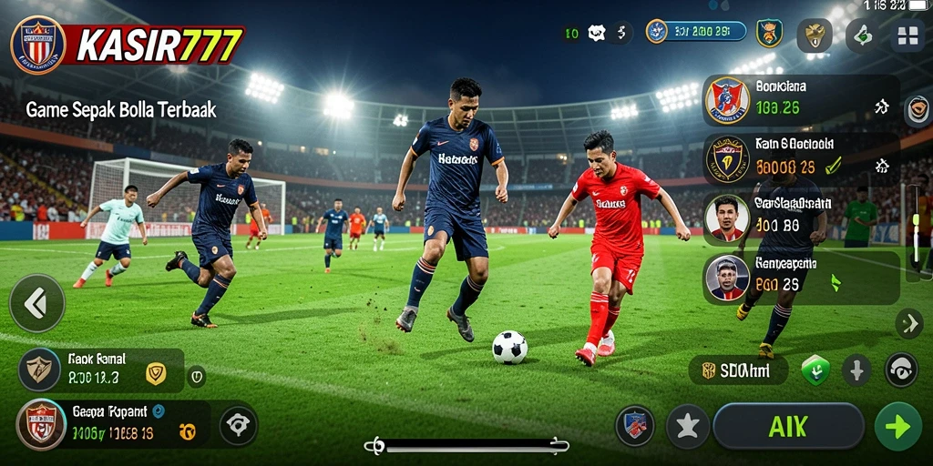 Tangkapan layar gameplay seru dari KASIR777 dengan aksi lapangan yang intens.