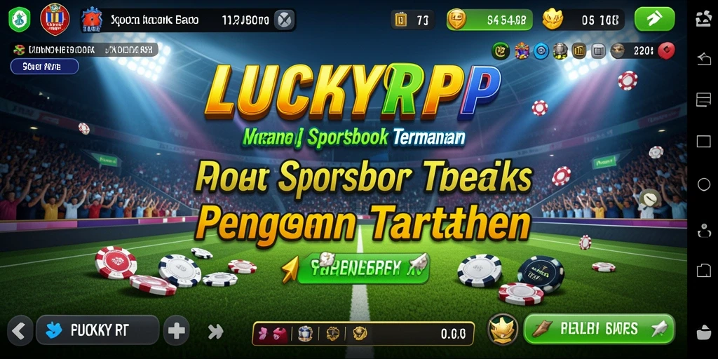 Screenshot LUCKYRP menampilkan pengalaman taruhan yang menarik di Sportsbook.
