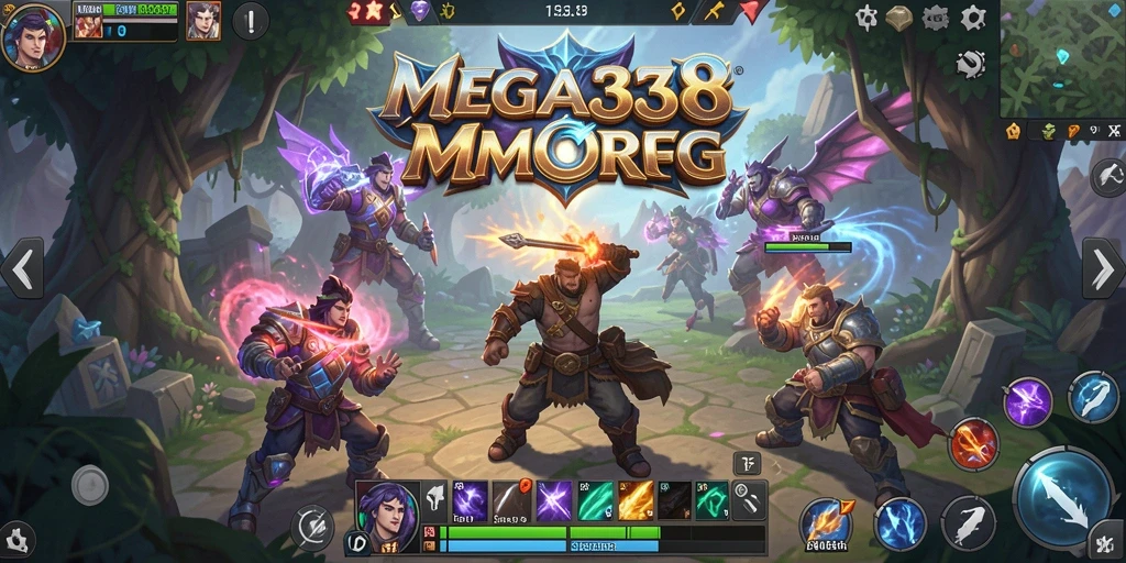 Tampilan gameplay seru di dunia fantastis MEGA338.