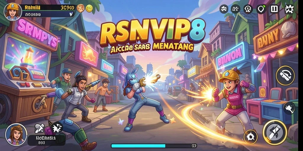 Gameplay RSNVIP8 yang penuh aksi dan tantangan.