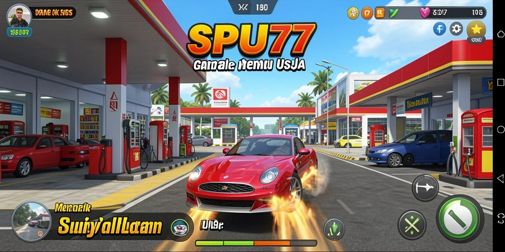 Gameplay SPBU77 yang seru dan mendebarkan.