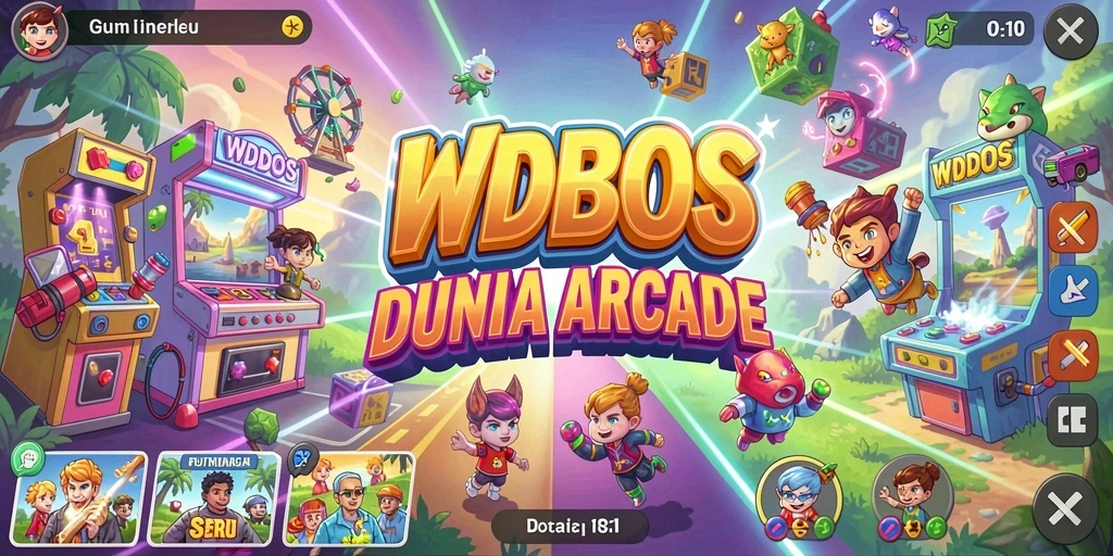 Screenshot gameplay <strong>WDBOS</strong> menampilkan aksi seru dalam petualangan Arcade.